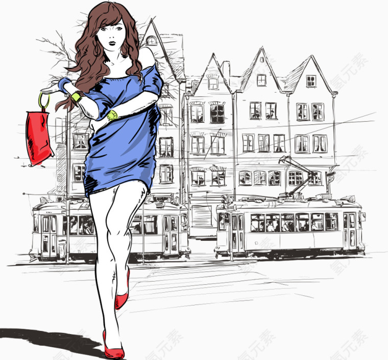 清新美女模特