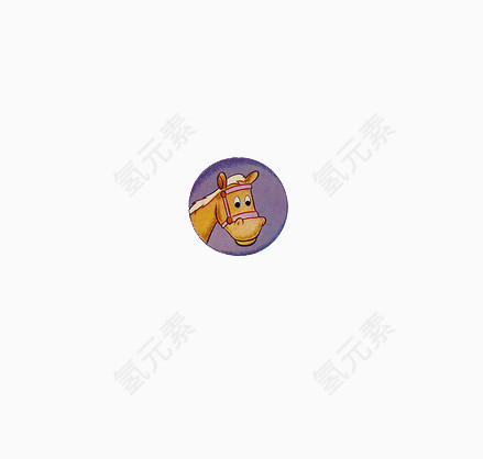 可爱小马徽章