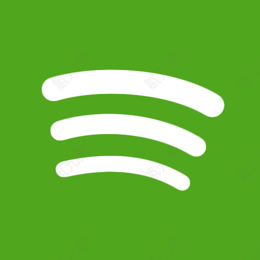 绿色的spotify标志图标