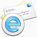 电子邮件蓝色邮件消息信信封水世界