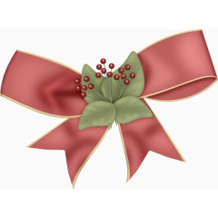 卡通手绘粉色蝴蝶结