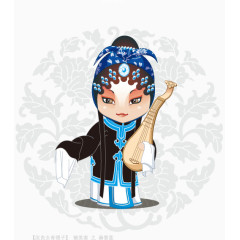  卡通戏剧京剧人物Q版