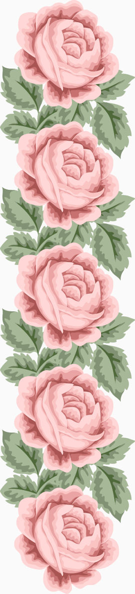卡通牡丹花