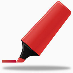 红色的pretty-office-icons-part7
