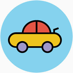 可爱元素旅游矢量图