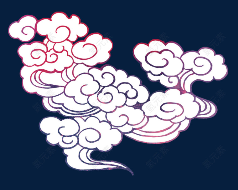 祥云装饰素材