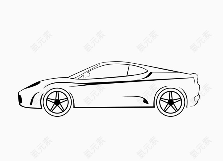 卡通汽车 