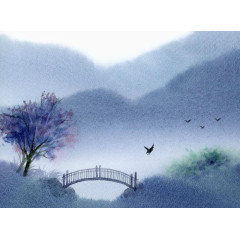 清幽脱俗水乡风景