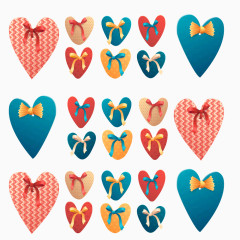 心形盒子矢量素材