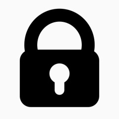 访问锁密码保护安全安全标准自由图标