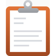 检查表彩色图标