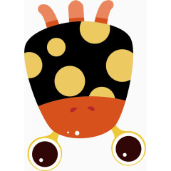 小蘑菇卡通手绘