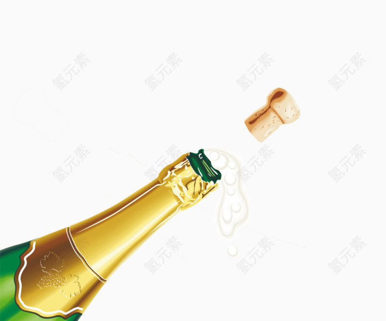 香槟酒饮品起泡酒气泡酒