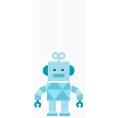 卡通矢量机器人