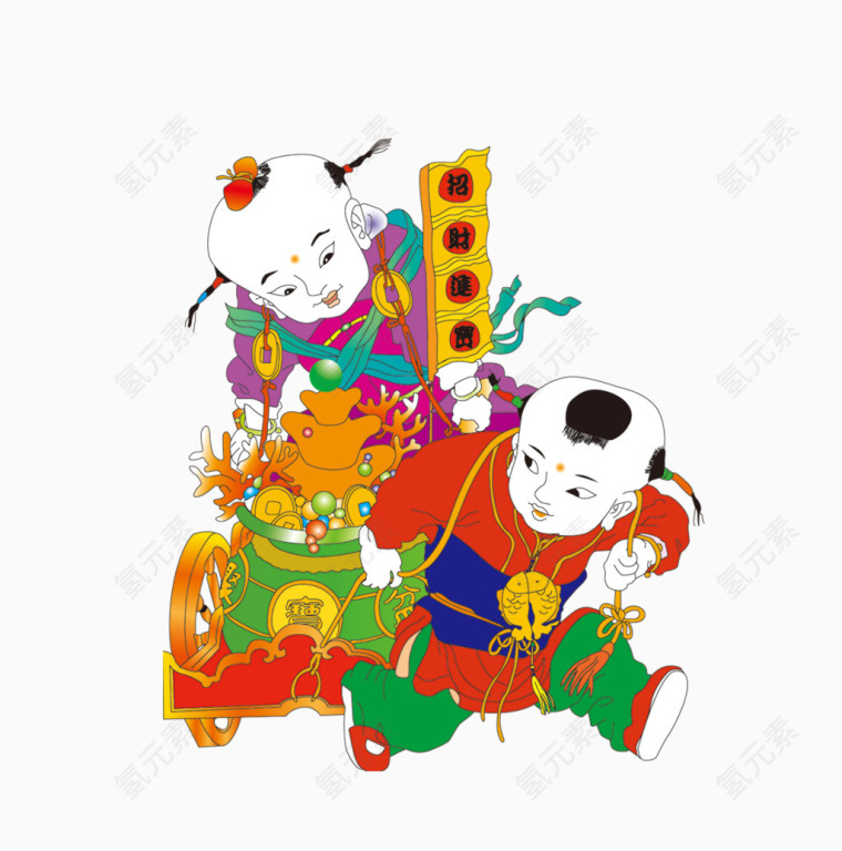 传统童子