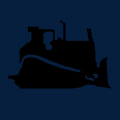 手绘机械设备挖掘机免抠图透明png素材