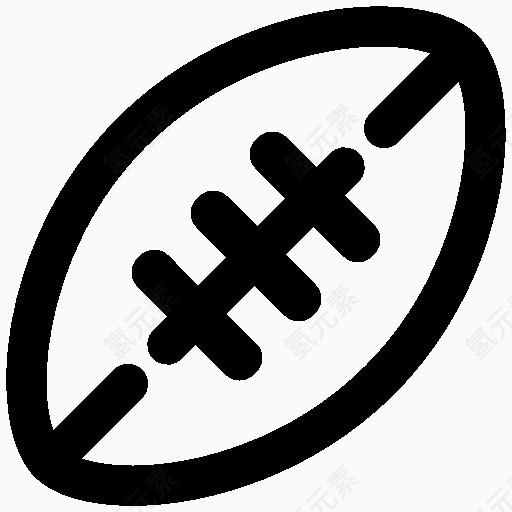 体育橄榄球图标