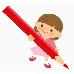 拿着铅笔的学生