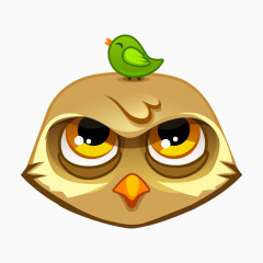 萌可爱的猫头鹰