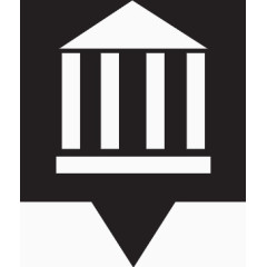 纪念碑Pin-of-Map-icons