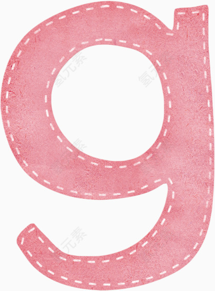 粉色字母g