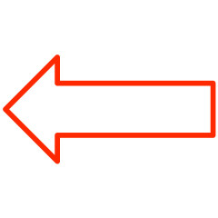 指向左的红色箭头