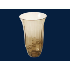 美式茶色透明玻璃花瓶