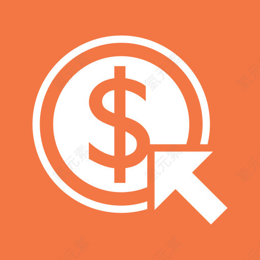 箭头硬币美元钱指针搜索引擎优化和数据