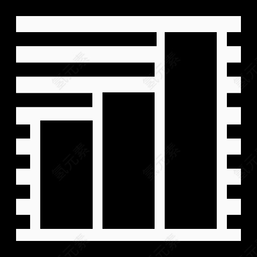柱形报表图标