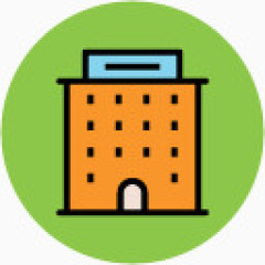 施工卡通建筑矢量图