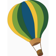 彩色热气球高清png