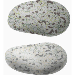 花纹鹅卵石石头