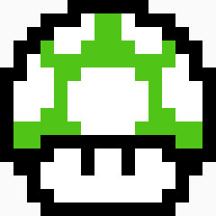 复古的蘑菇1到2图标