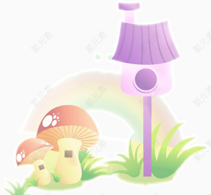 卡通动画风景
