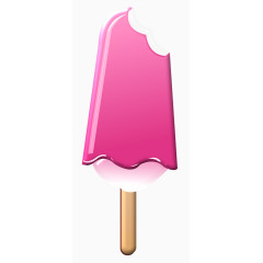 立体冰淇淋粉色