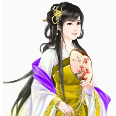 摇扇古风美女