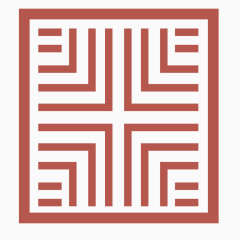 中式门窗镂空雕花矢量