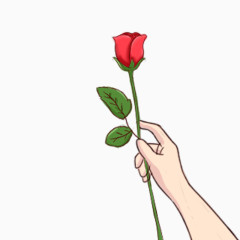 玫瑰手势