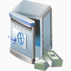 保险柜商业图标