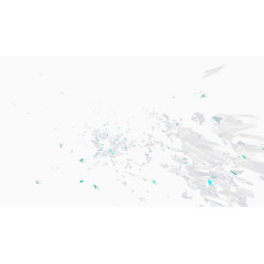 创意图片炫彩背景 科技感碎块