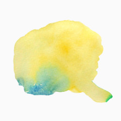 五彩不规则水墨