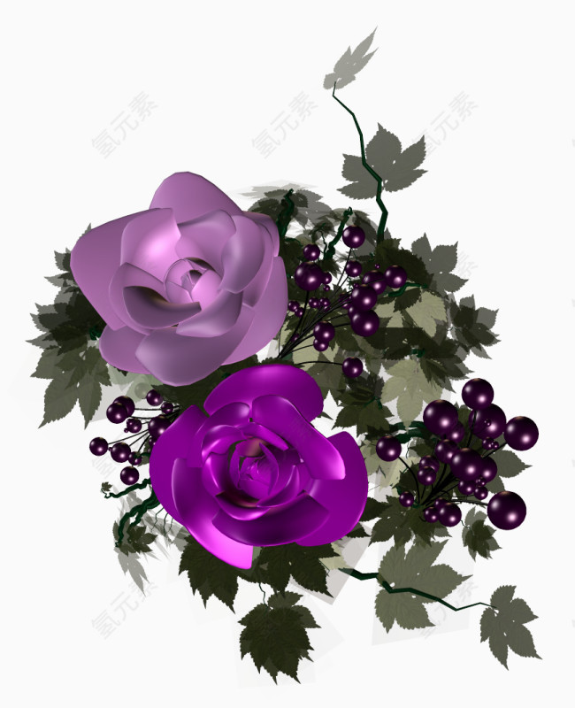 线描花草花草图片素材