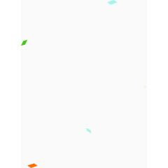 漂浮的几何彩纸