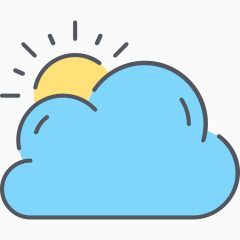 天气图标多云