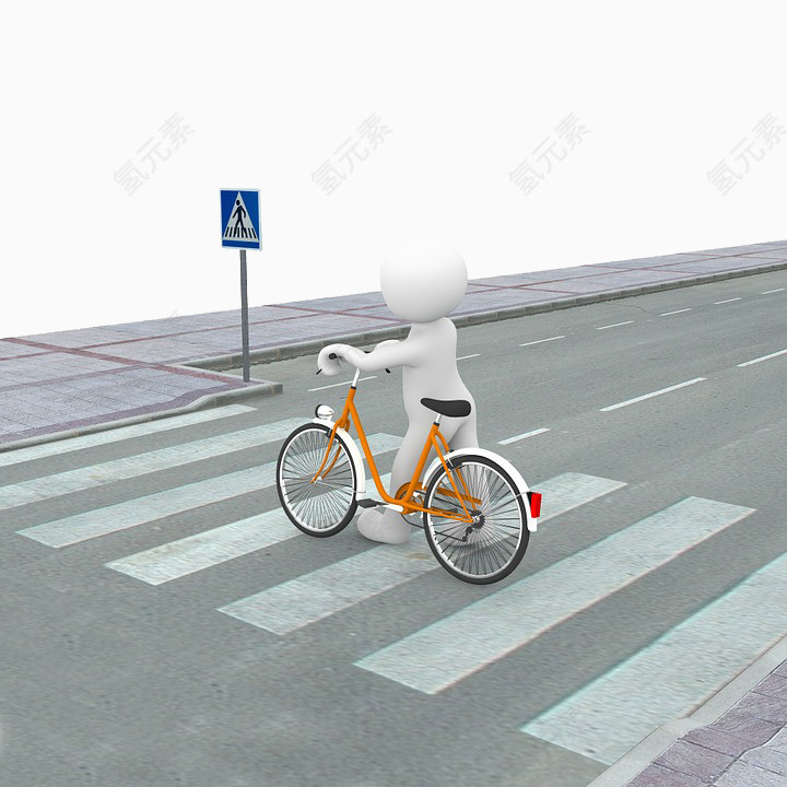过马路图片