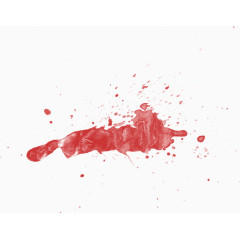 油漆水墨泼墨溅落红色矢量图