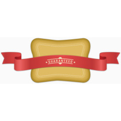 矢量手绘横幅标签