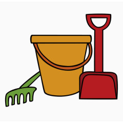 儿童挖沙子玩具