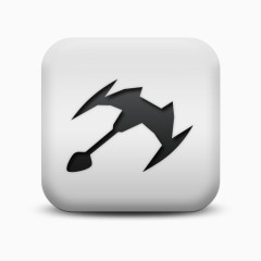 磨砂白广场图标运输旅行明星跋涉SC交通出行图标