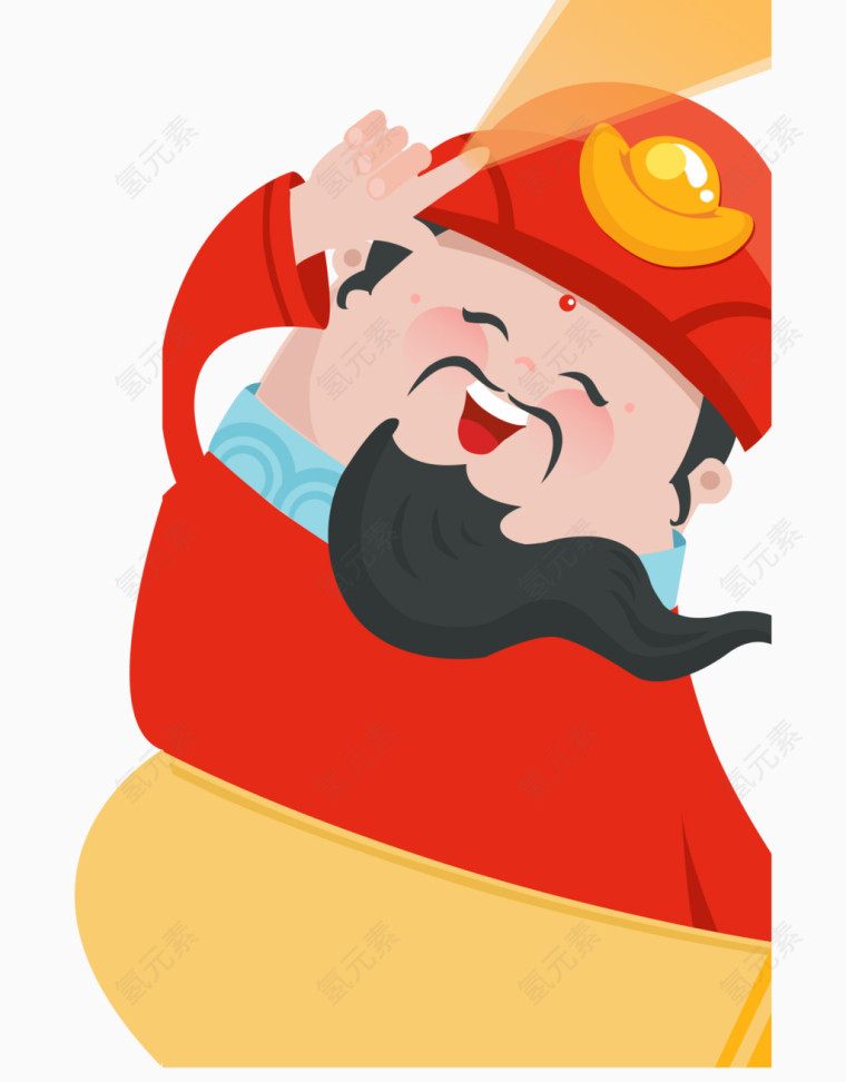 财神爷图案